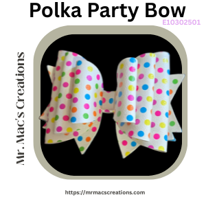 Polka Party Bow